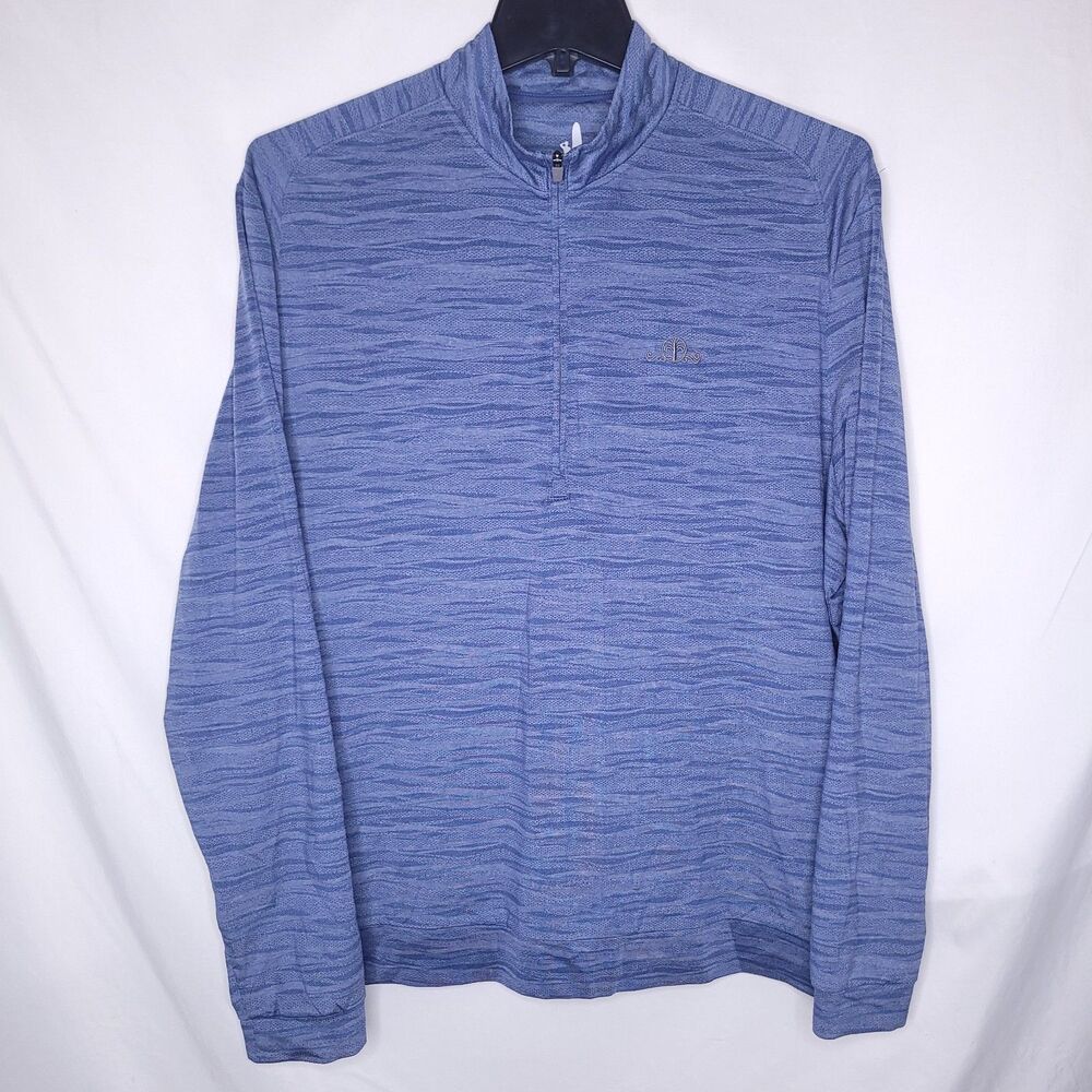 Johnnie O 1/4 Zip Pullover Mens XL Blue Performance Pace